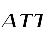Attention Serif Slant
