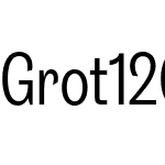 Grot12 Condensed