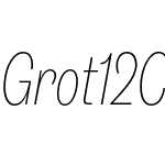 Grot12 Condensed