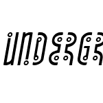 Underground Rose Semi-Italic