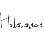 Hollen amare script