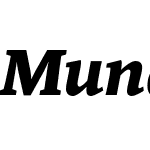 Mundo Serif