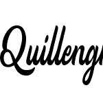 Quillenghton Typeface