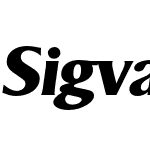 Sigvar Serial