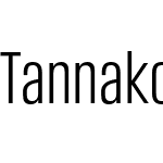 Tannakone Light Condensed