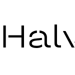 Halvar Stencil Breitschrift