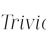 Trivia Serif