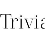 Trivia Serif