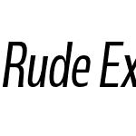 Rude ExtraCondensed