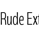 Rude ExtraCondensed