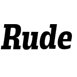 Rude Slab Condensed