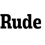 Rude Slab Condensed