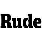 Rude Slab Condensed