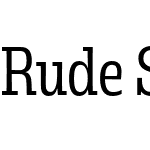 Rude Slab Condensed