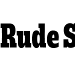 Rude Slab ExtraCondensed