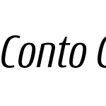 Conto Condensed