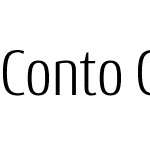 Conto Condensed