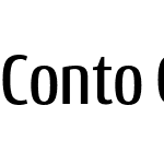 Conto Condensed