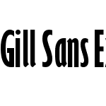 Gill Sans Extra Condensed(RUS B