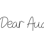 Dear Audrey