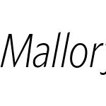 Mallory Condensed