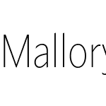 Mallory Condensed