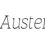 AusterSlab-ThinItalic