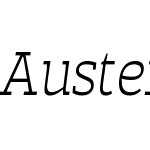 AusterSlab-LightItalic