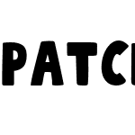 Patchwork Filled Font