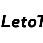 Leto Text Sans