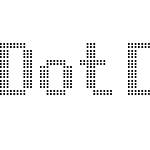 Dot Digital 16 10 bold 7