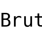 Brutalist Mono