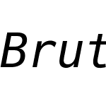 Brutalist Mono
