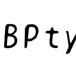 BPtypewriteDamaged