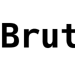 Brutalist Mono
