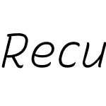 Recursive Sans