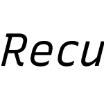 Recursive Sans