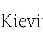 Kievit Serif Light