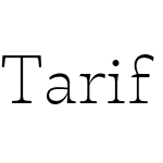 Tarif Arabic