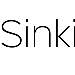 Sinkin Sans 200 X Light