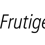 Frutiger LT