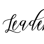 Leadent Script