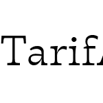 Tarif Arabic