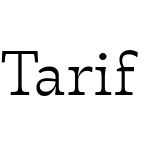 Tarif Arabic