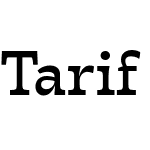 Tarif Arabic