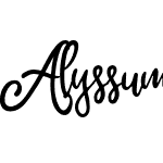 Alyssum Blossom