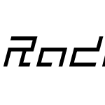 Radio Space Bitmap Italic