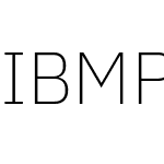 IBM Plex Sans Thai Looped