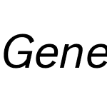 Generisch Sans