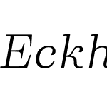 Eckhart Text